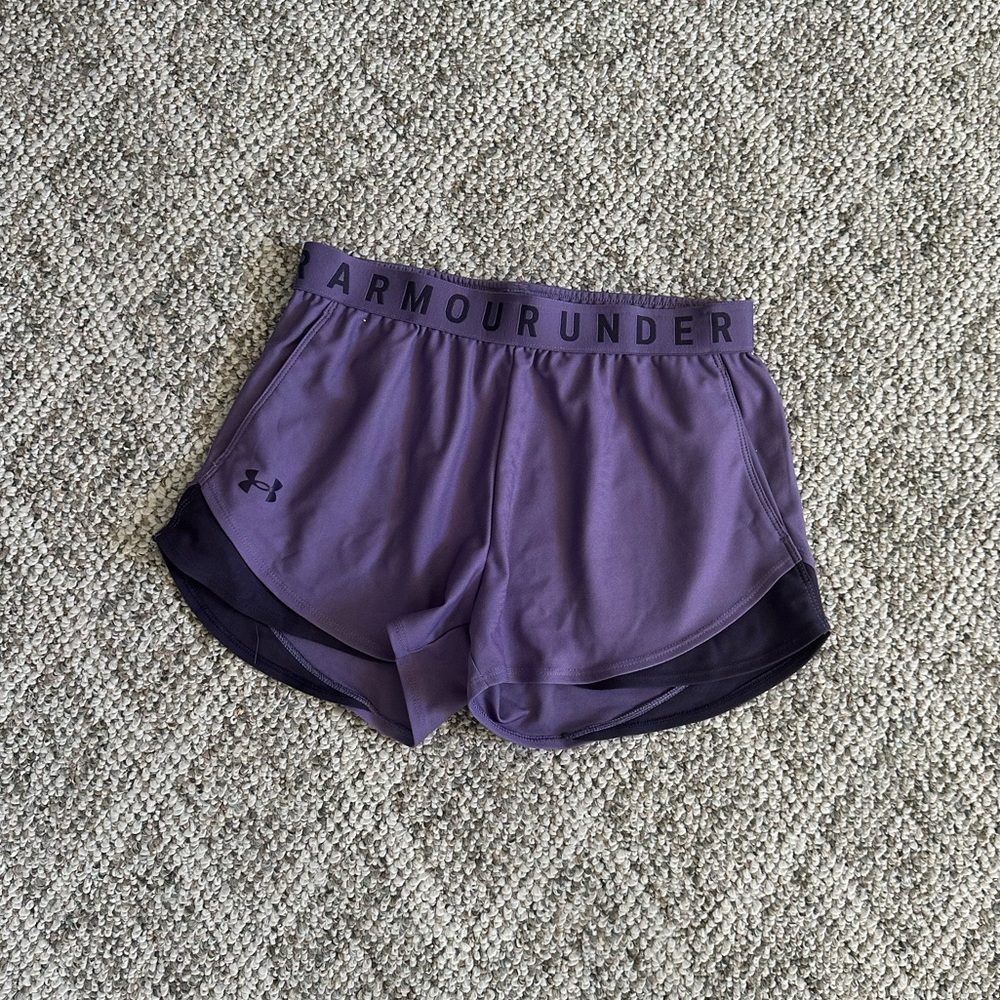 Under armor purple shorts
